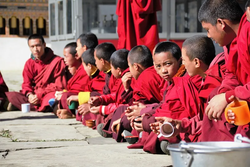 Schulkinder in Bhutan