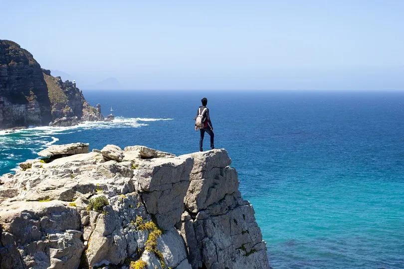 Blick vom Kap der guten Hoffnung auf das Meer