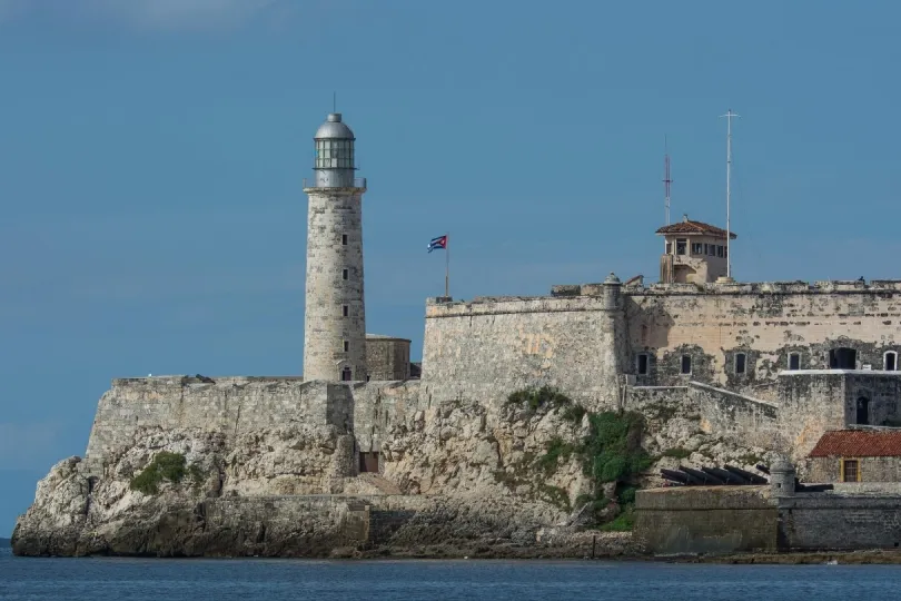 Blick auf Castillo del Morro in Havanna
