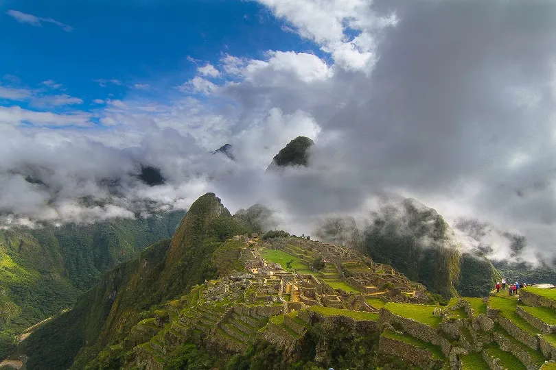 Blick auf den Machu Picchu