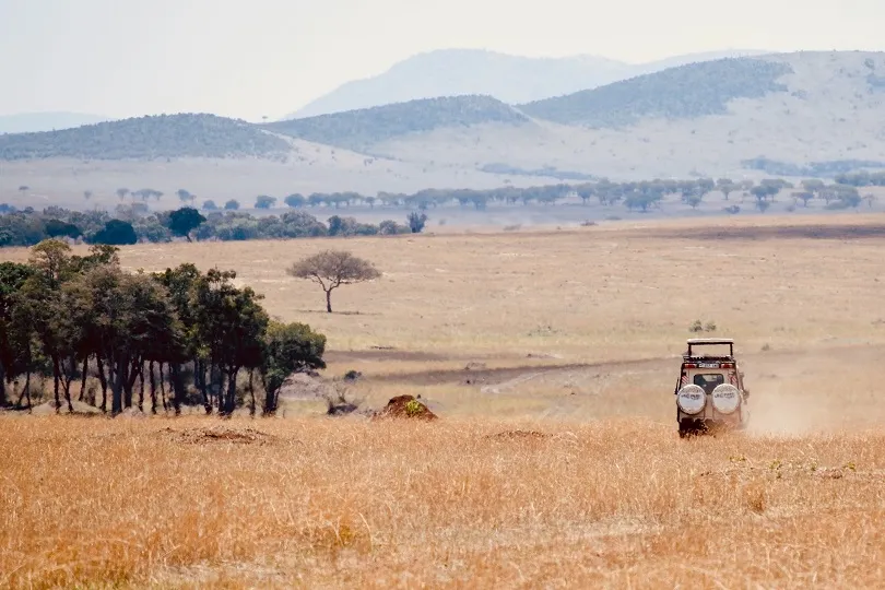 Blick auf den Serengeti Nationalpark in Arusha