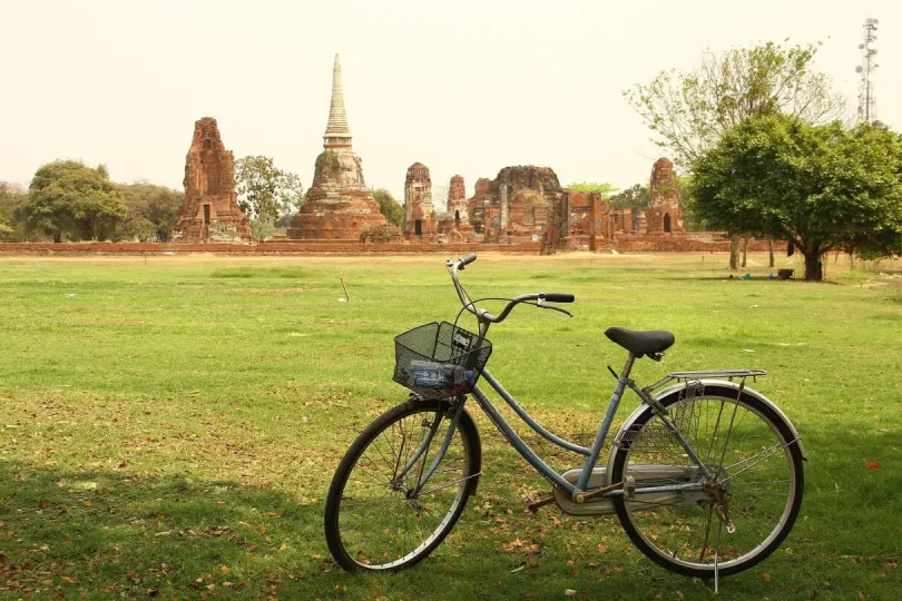 Mit dem Fahrrad duch das ländliche Thailand