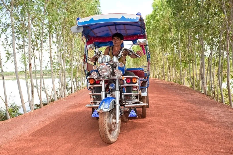 Tuktuk fahren in Thailand