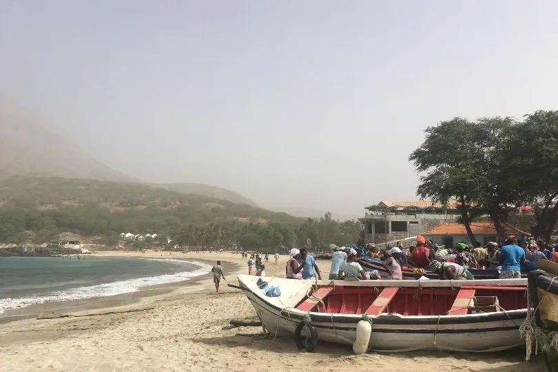 Fischerboote in Tarrafal