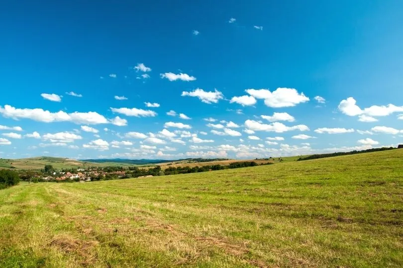 Bilderbuch-Landschaft in Viscri