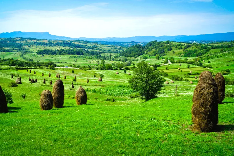 Landschaft in Maramures in Rumänien