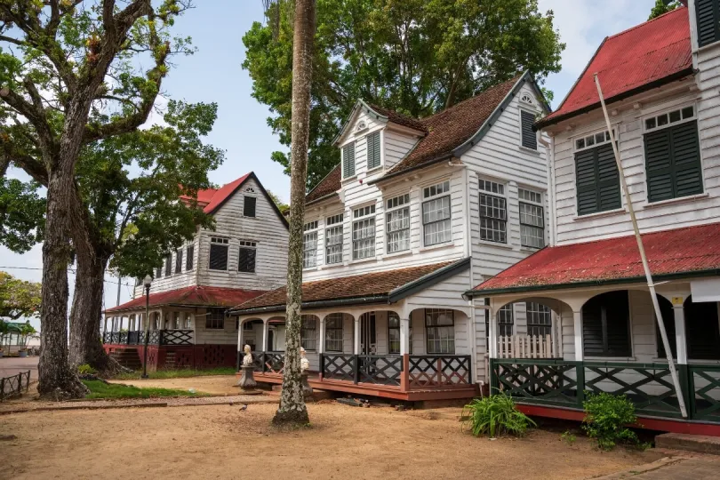 Die Altstadt von Paramaribo