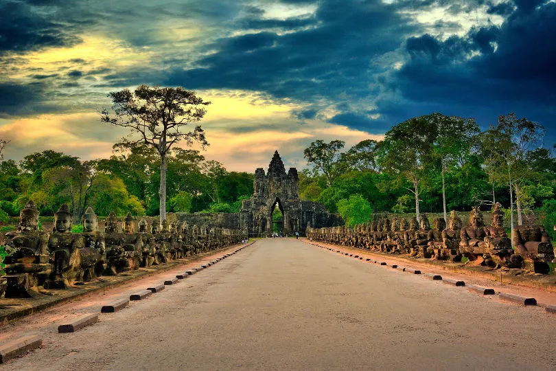 Eine Tempelanlage in Siem Reap