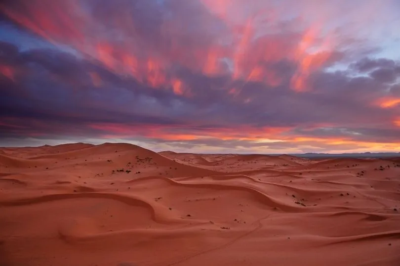 Eine Sehenswürdigkeit für sich: Die Wüste Erg Chebbi in Marokko
