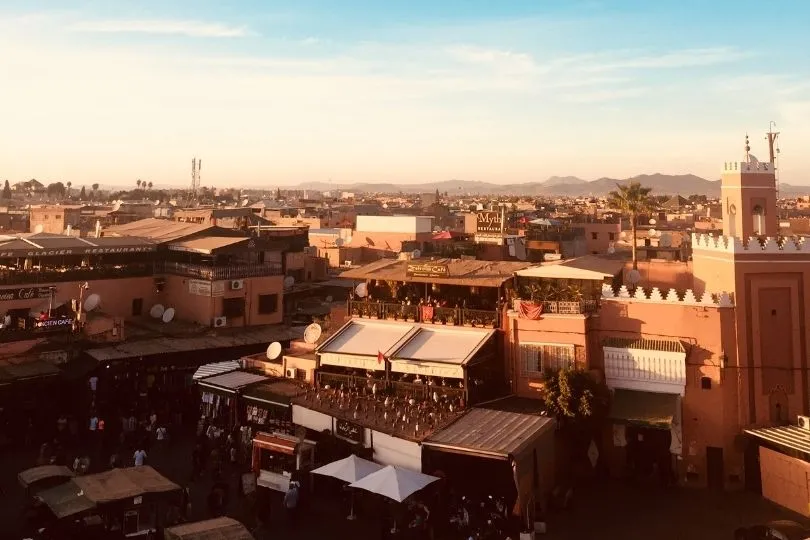 Ende der Marokko Mietwagenreise in Marrakesch