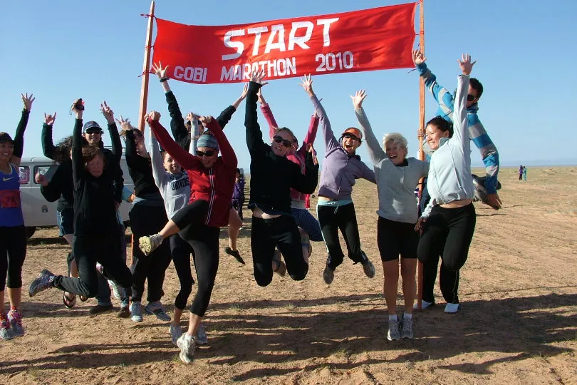 Der Gobi Marathon in der Mongolei