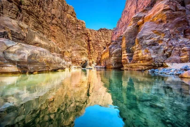 Wadi Mujib, der Grand Canyon Jordaniens