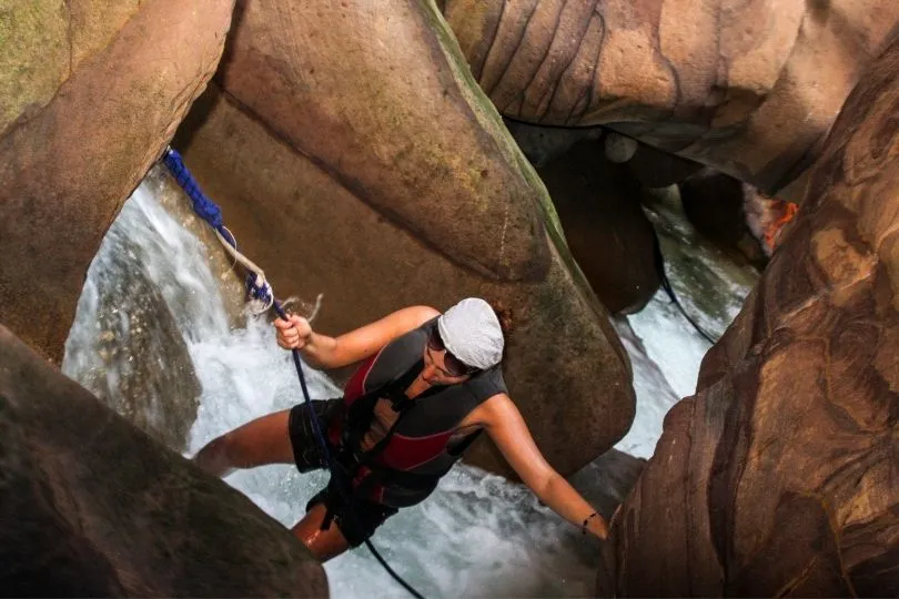 Canyoning in Wadi Mujib