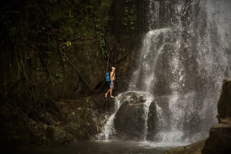 Ein Wasserfall in Kambodscha