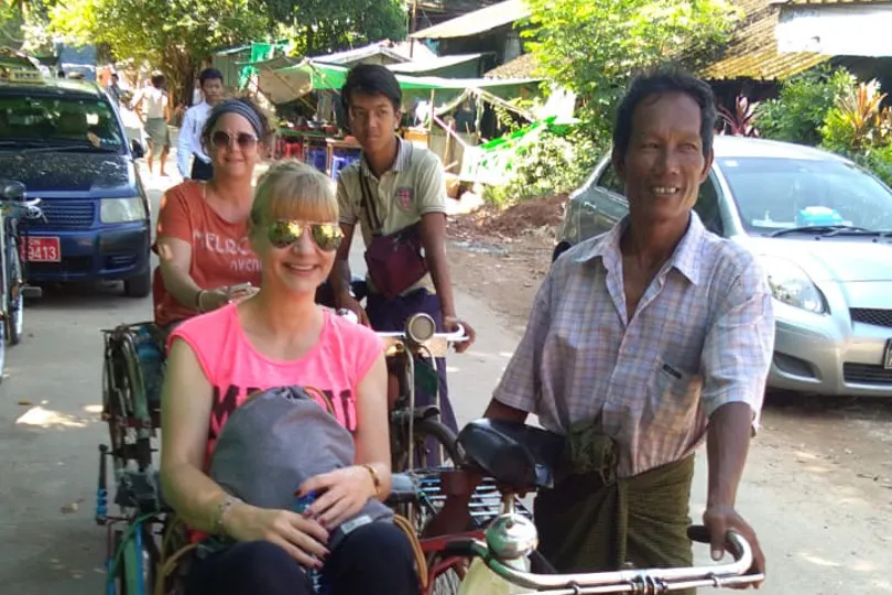 Claudia und Meike unterwegs in Myanmar mit Fairaway