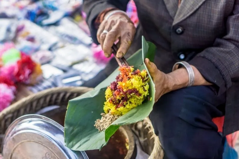 Lecker: Streetfood auf einem typisch vietnamesischen Markt