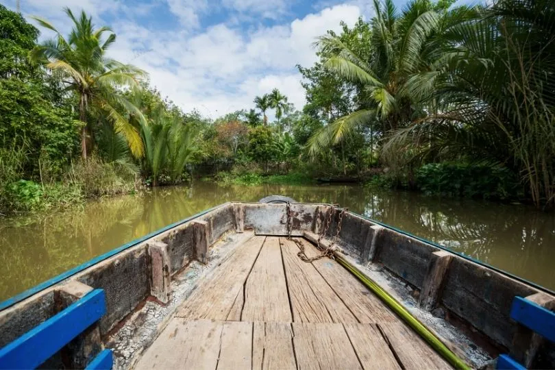 Bootstour im Menkong Delta in Vietnam