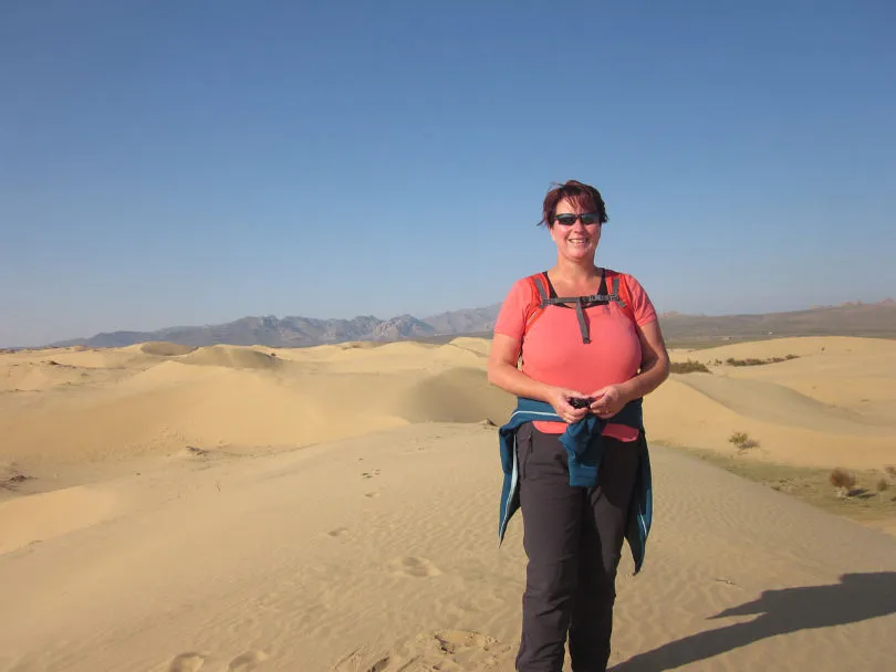 Barabara war mit uns in der Mongolei unterwegs