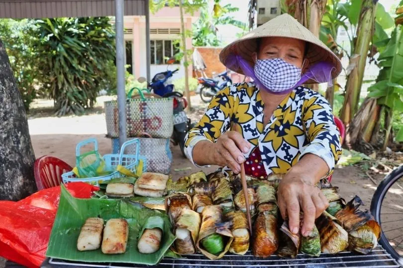 Muss auf jeder Vietnam-Kambodscha-Reise: Streetfood probieren