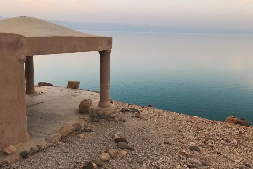 Fantastischer Blick übers Wasser in Jordanien