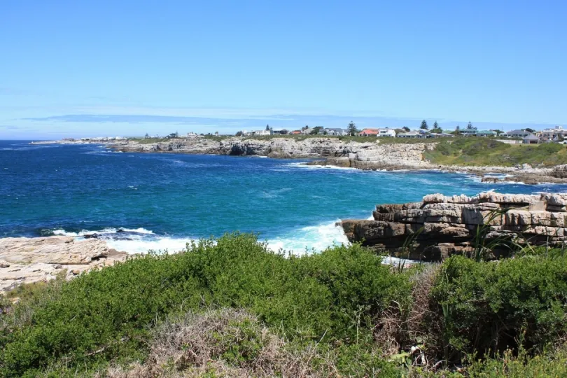 Ausblick auf die Küste in Südafrika