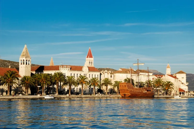 Skyline von Trogir in Kroatien