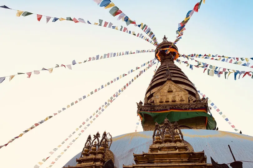 Der Monkey Tempel in Kathmandu