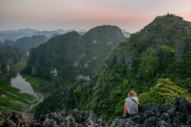 Reiseziele im Fühling: Grüne Landschaften in Vietnam