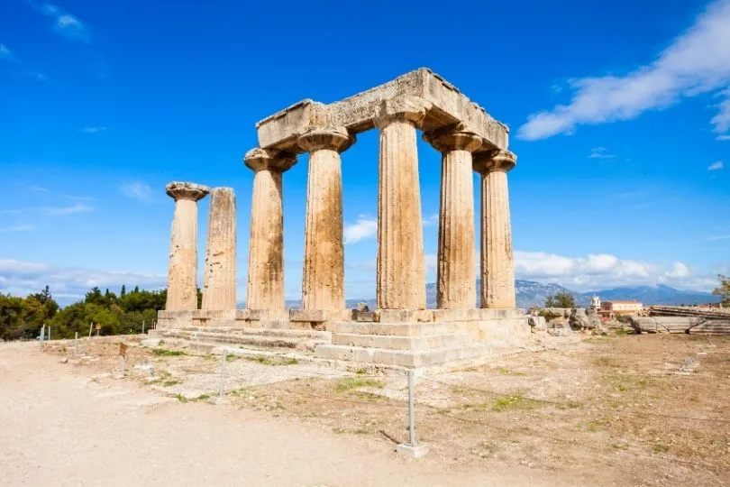 In Korinth startet die Peloponnes Rundreise