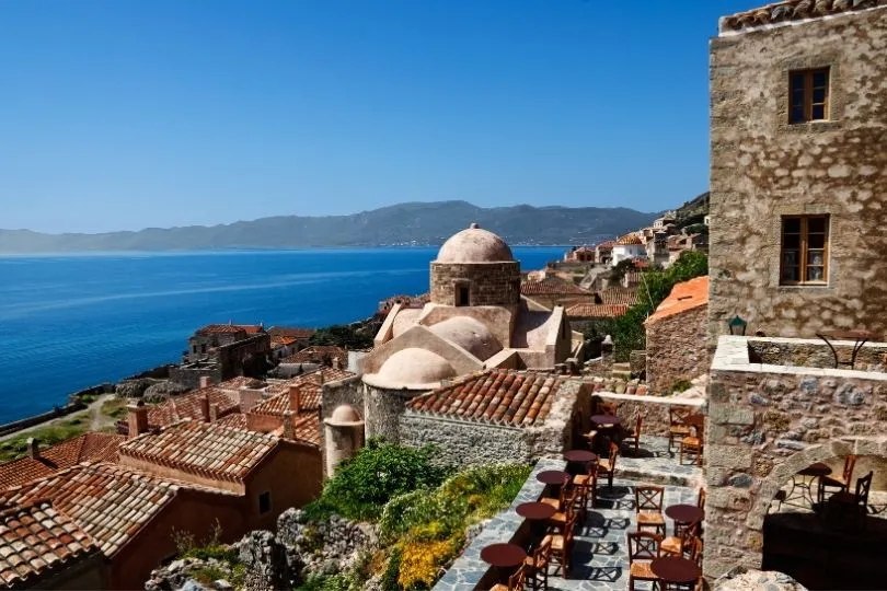 Allein die Lage ist eine Sehenswürdigkeit: Monemvasia