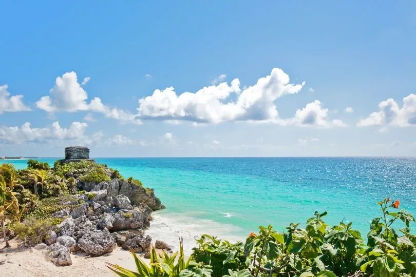 Traumstrand bei Tulum, Mexiko