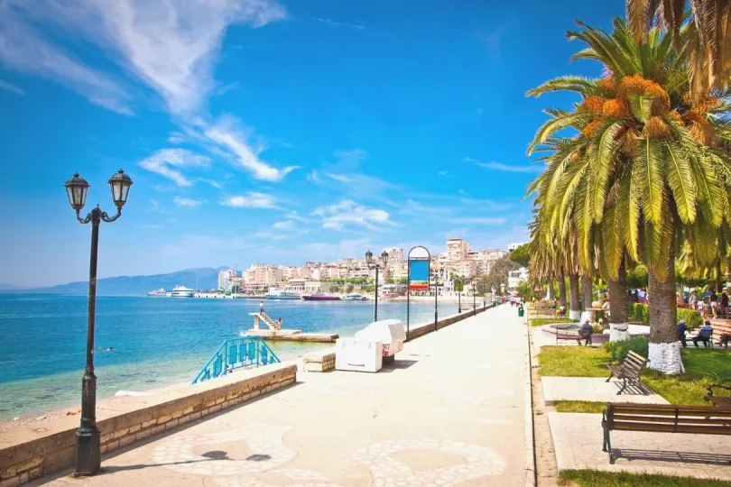 Promenade in Albanien