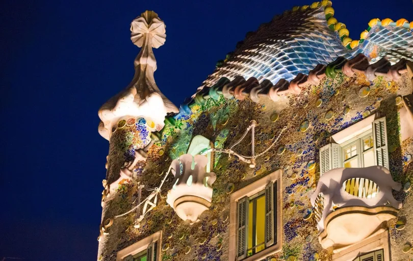 Kunst von Gaudí in Spanien