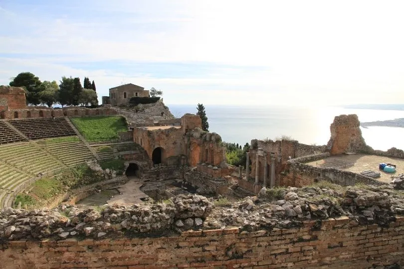 Eine Ruine in Sizilien