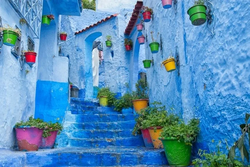 Die blaue Stadt Marokkos