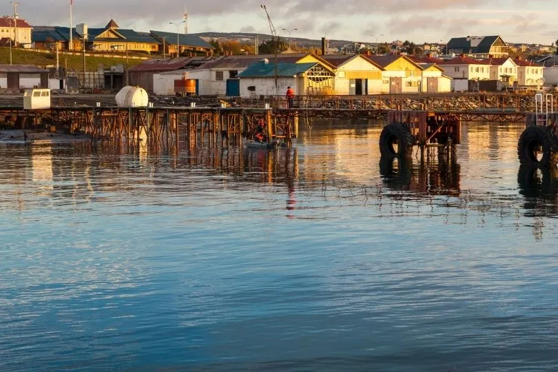 Die Hafenstadt in Chile Punta Arenas