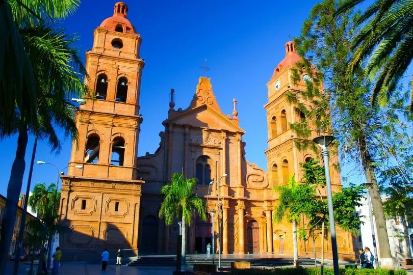 Die Kathedrale in Santa Cruz in Bolivien