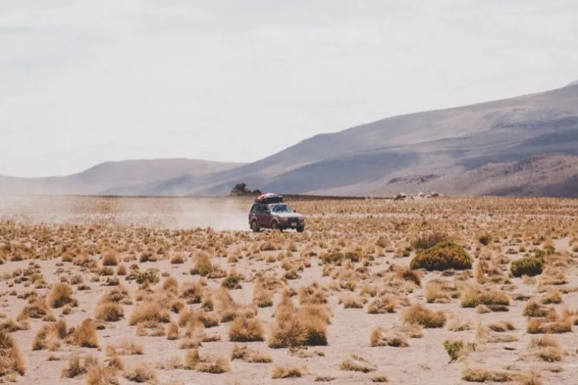 Ein Auto in Chile