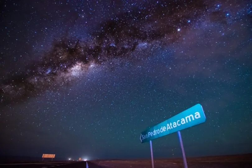 Die Atacama Wüste ist perfekt, um Sterne zu beobachten