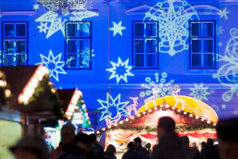 Weihnachtsmarkt in Sibiu
