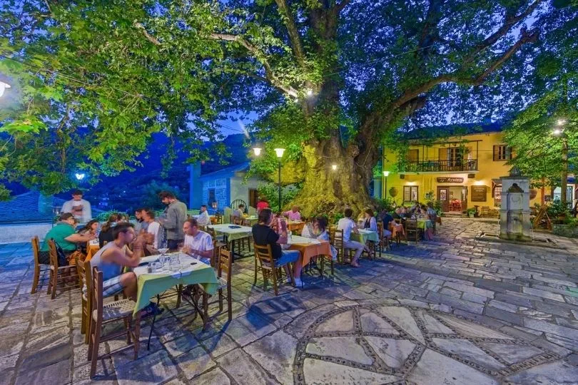 Eine Taverne in Griechenland