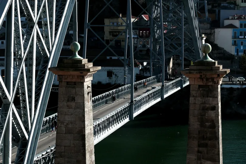 Pont de dom Luis I-brug, Porto; Portugal