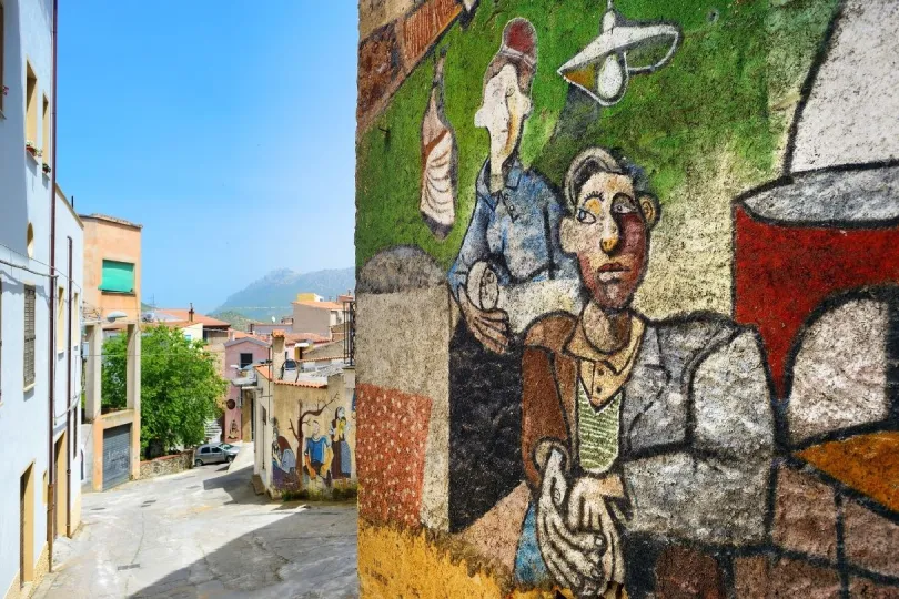 Wandmalerei auf Sardinien