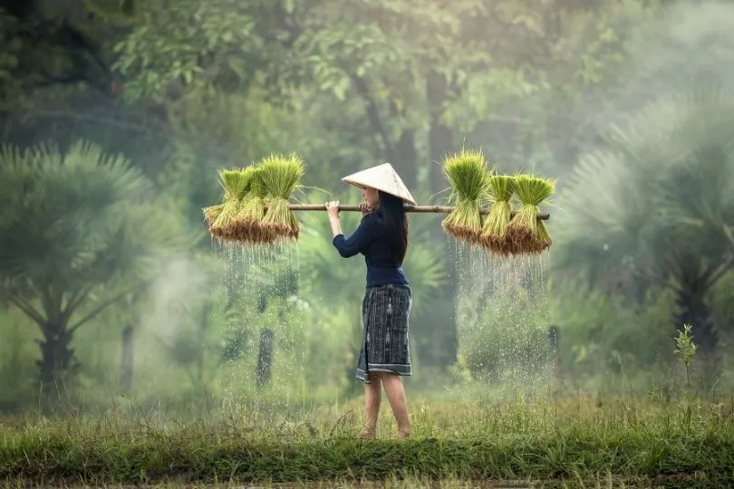 Einheimische in Laos