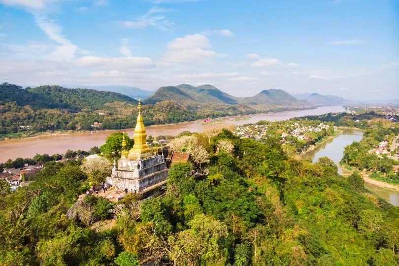 Mount Phou Si in Luang Prabang