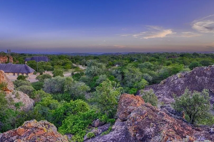 Fantastisches Panorama bei der Awelani Lodge in Südafrika