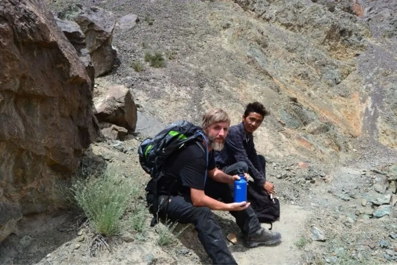 Eine Wanderung während der Ladakh Rundreise