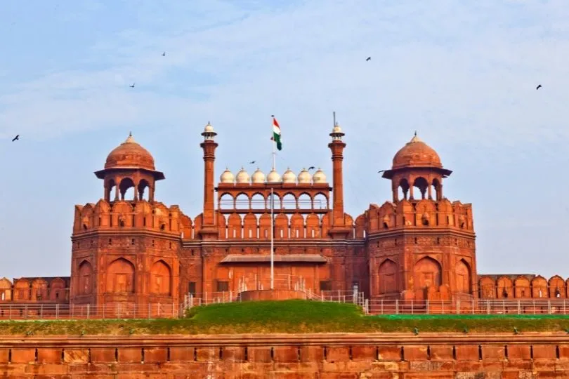 Das Rote Fort in Neu Delhi
