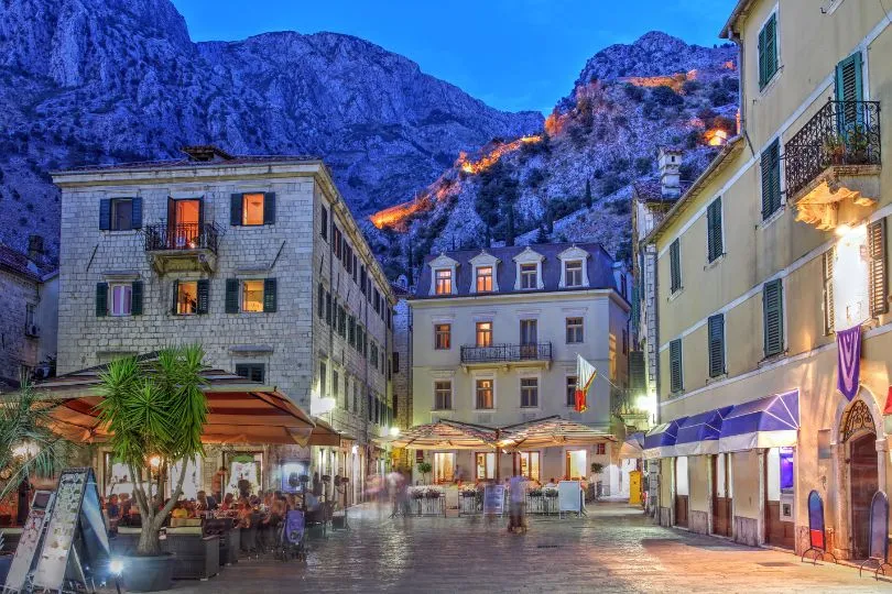 Abendstimmung in Montenegro