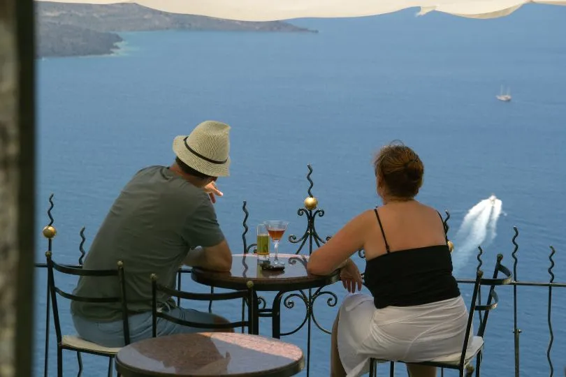 Romantisches Dinner zu zweit in Griechenland